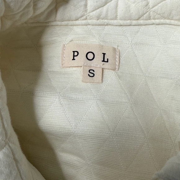 New POL Embroidered Floral Patchwork Quilt Shirt Jacket Shacket Hippie Boho - Picture 5 of 7